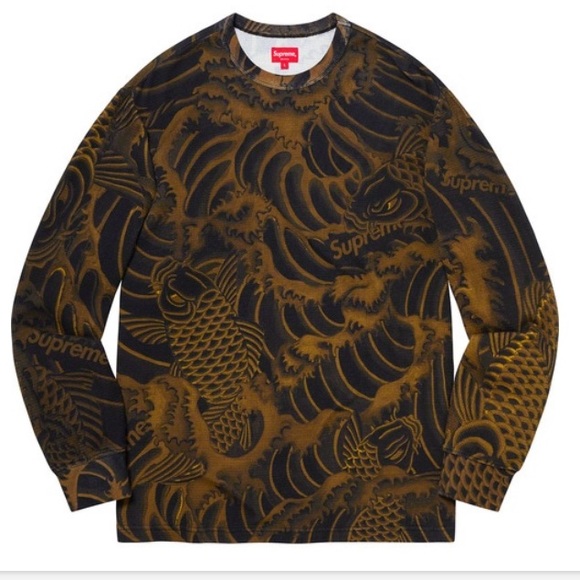 Supreme L-S Waves Black /Brown - Picture 1 of 4